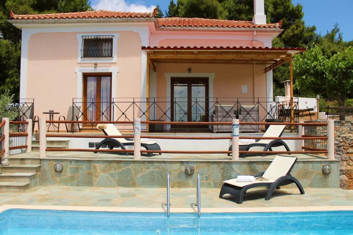 Villa Tenedos Skopelos Exterior foto